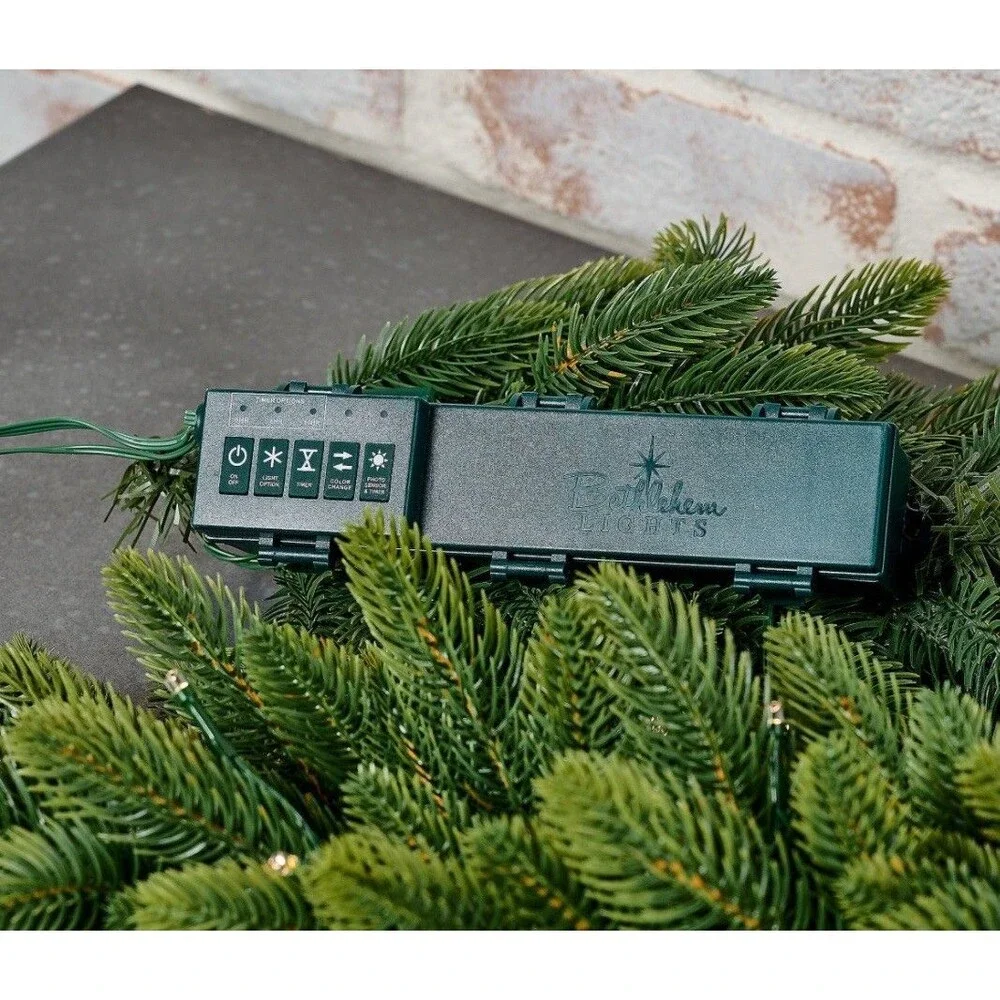 Bethlehem Lights Grand Radiance 6' Garland with 3-in-1 LEDs - Blue Spruce